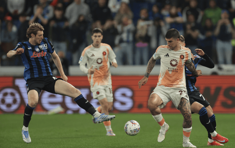 亚特兰大2-1罗马 提前两轮锁定欧冠资格