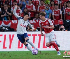 香港足球盛会：热刺1:0击败阿森纳 启德主场馆观战人数再创新高