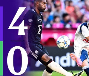 热刺0-4惨败拜仁，欧冠之路任重道远